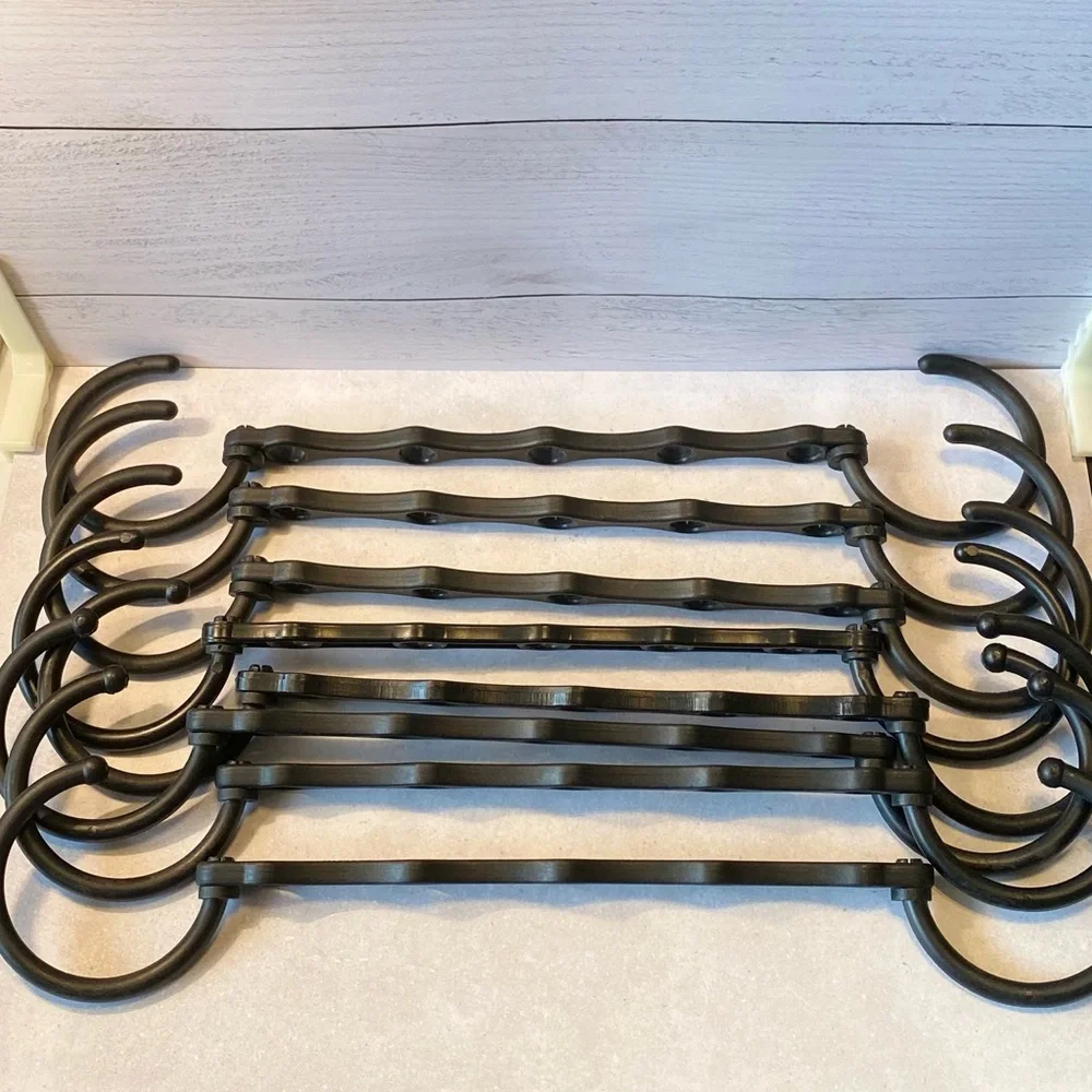Set of 8 Space Saving Magic Cascading Hangers for Closet Organization